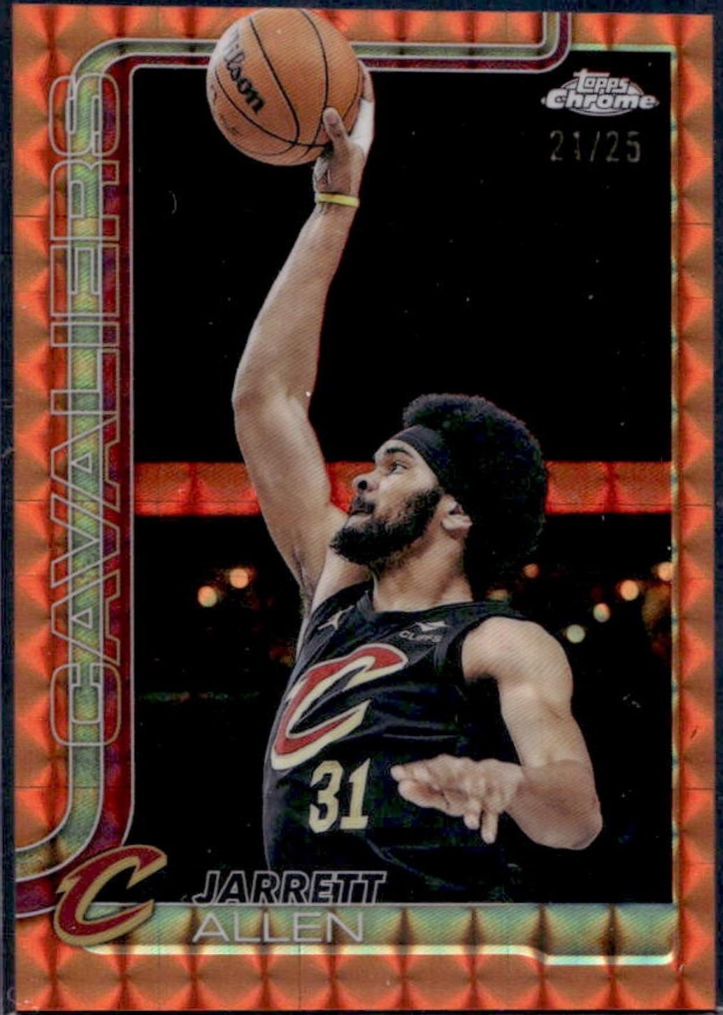 Jarrett Allen [Orange Geometric Refractor] #52