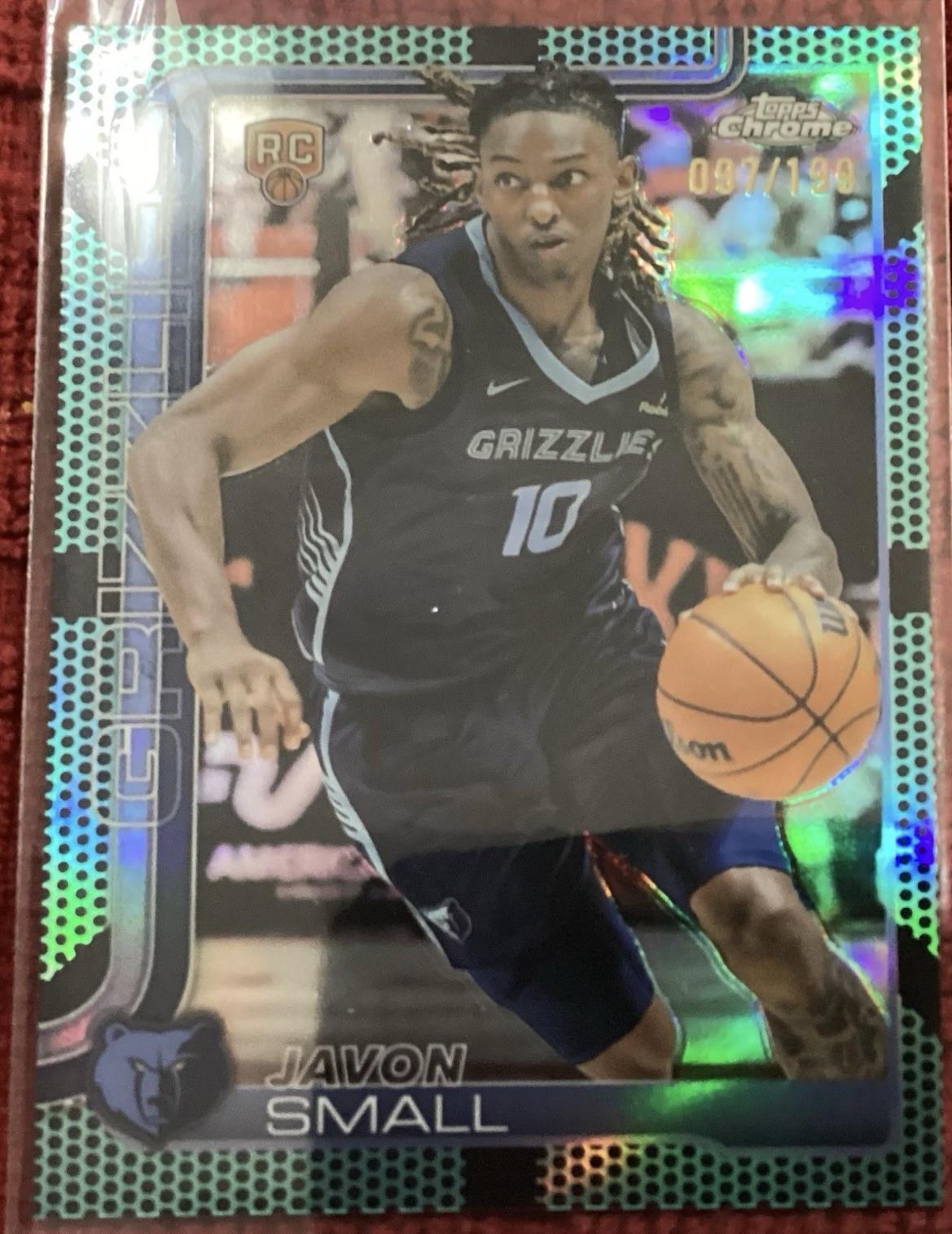 Javon Small [Aqua Basketball Refractor] #299