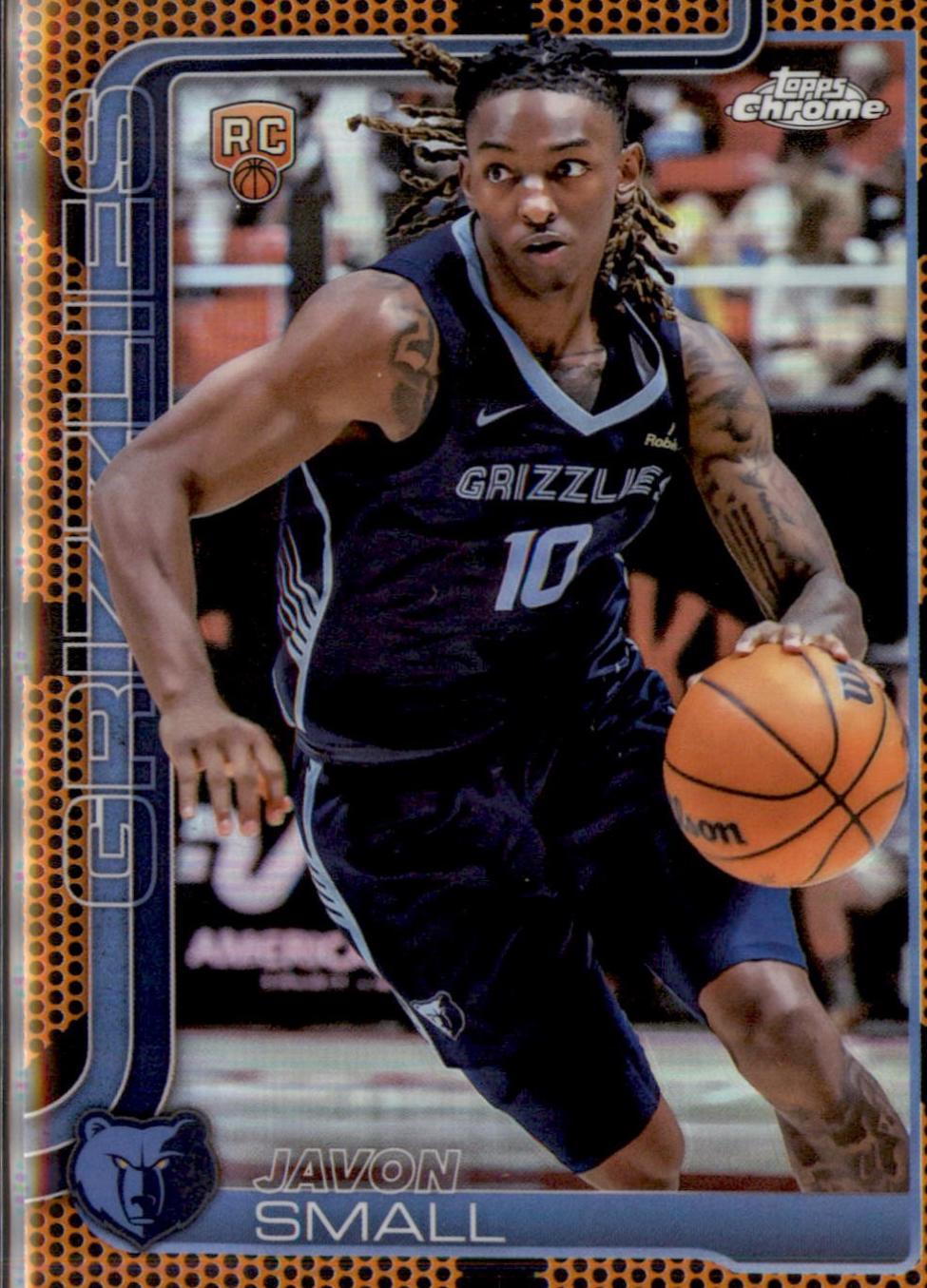 Javon Small [Orange Basketball Refractor] #299
