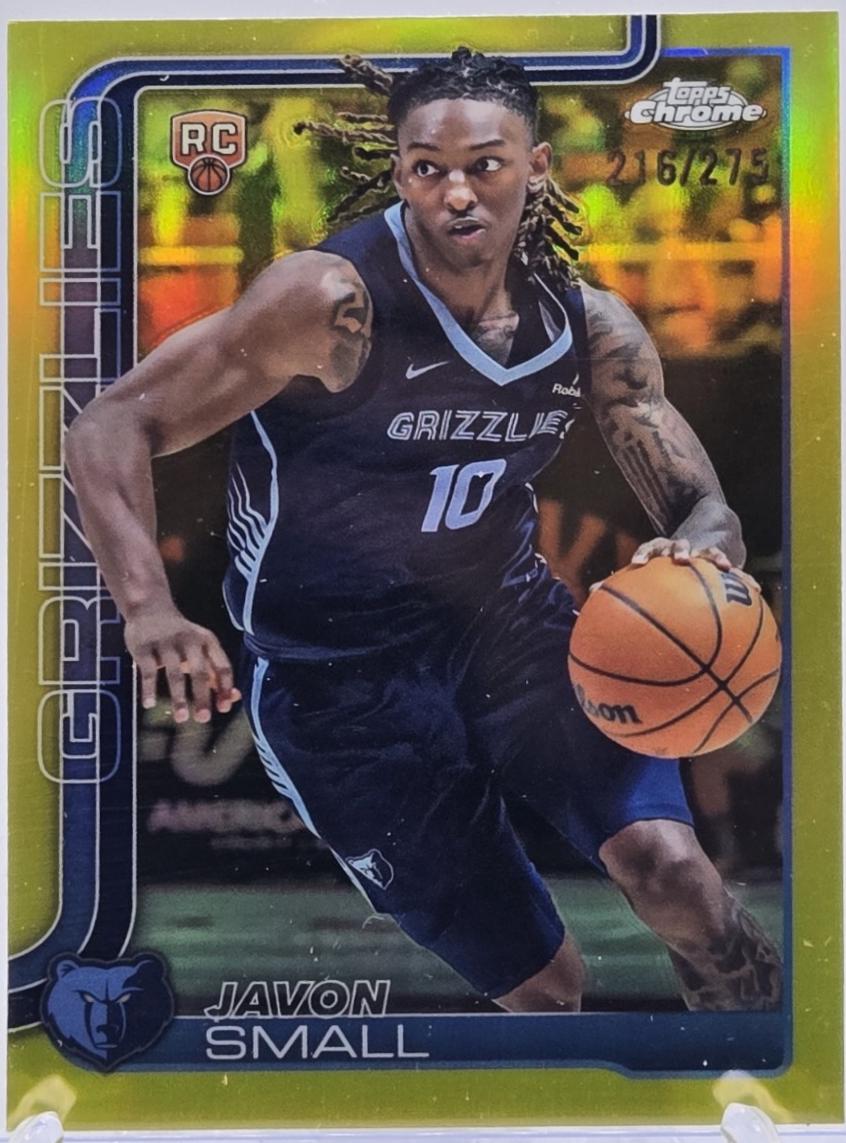 Javon Small [Yellow Basketball Refractor] #299