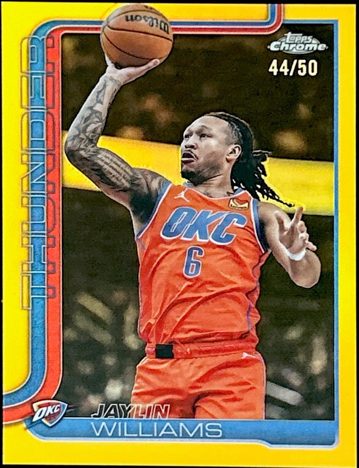 Jaylin Williams [Gold Refractor] #105