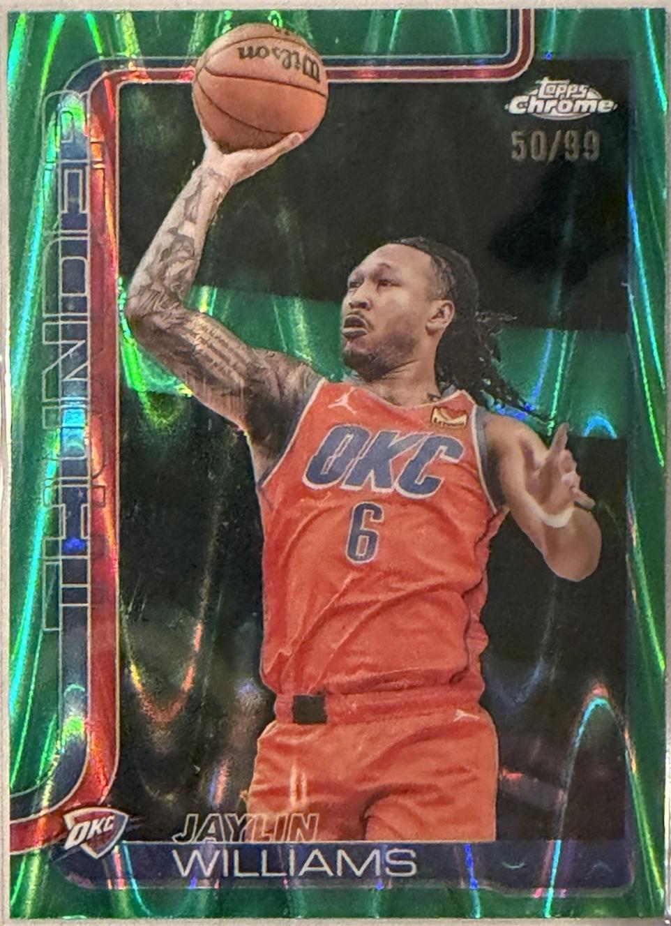 Jaylin Williams [RayWave Green Refractor] #105