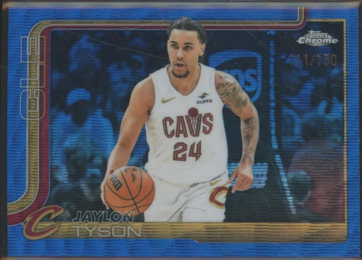Jaylon Tyson [Blue Wave Refractor] #50