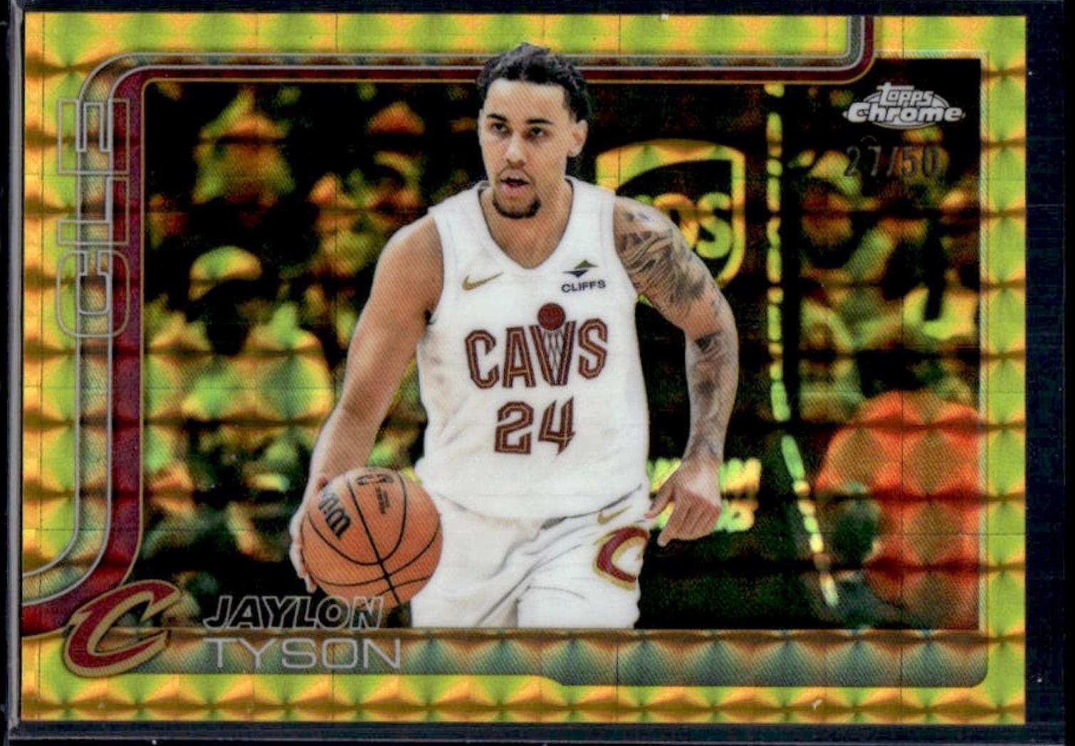 Jaylon Tyson [Gold Geometric Refractor] #50