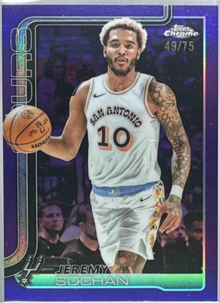 Jeremy Sochan [Purple Refractor] #239