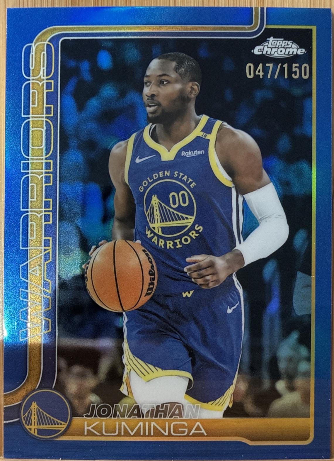 Jonathan Kuminga [Blue Basketball Refractor] #211