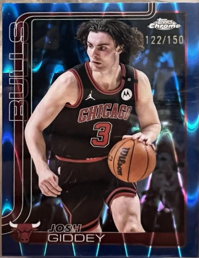 Josh Giddey [RayWave Blue Refractor] #48