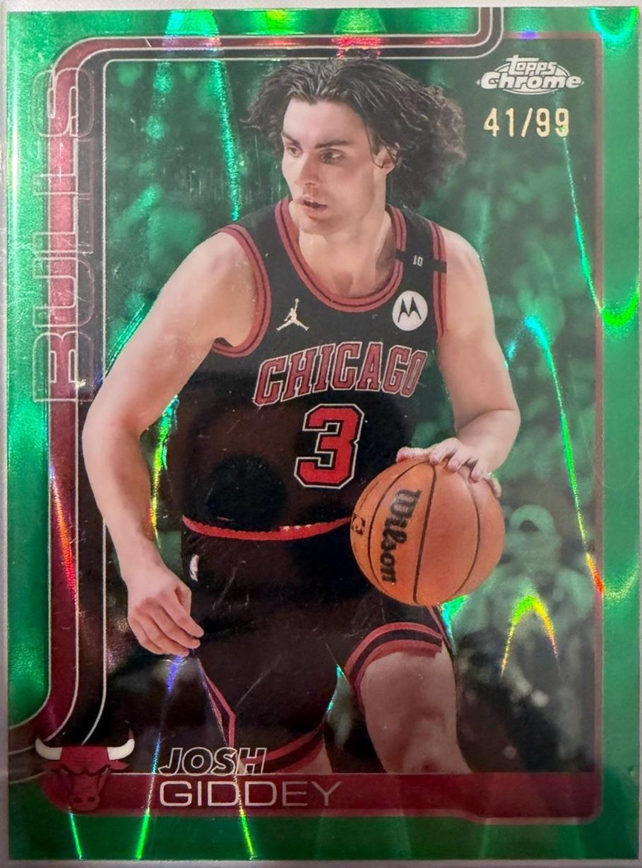 Josh Giddey [RayWave Green Refractor] #48