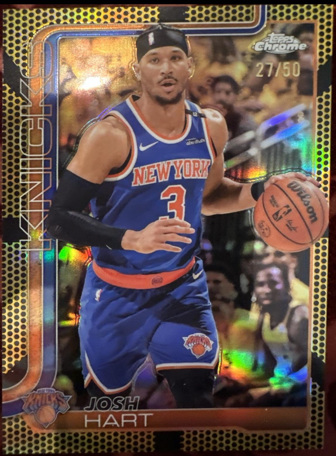 Josh Hart [Gold Basketball Refractor] #160