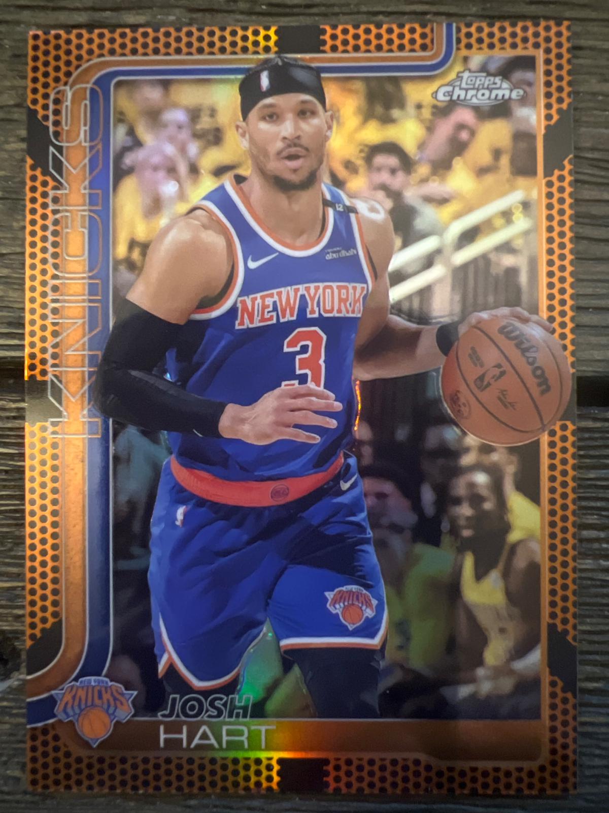 Josh Hart [Orange Basketball Refractor] #160