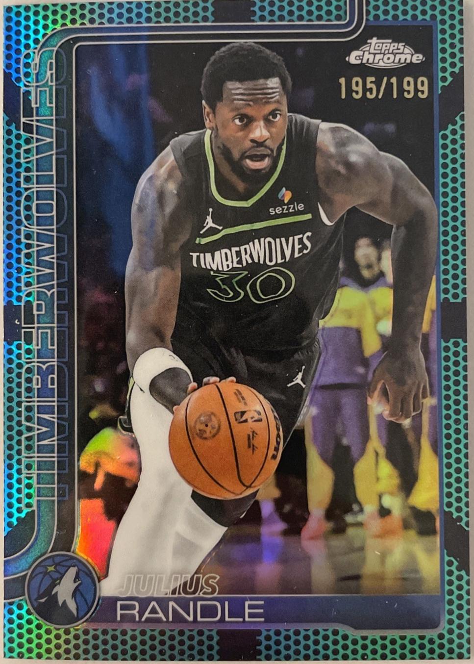 Julius Randle [Aqua Basketball Refractor] #123
