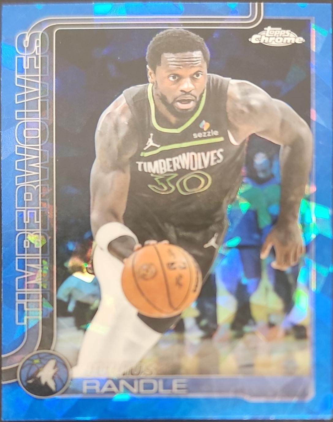 Julius Randle [Blue Basketball Refractor] #123