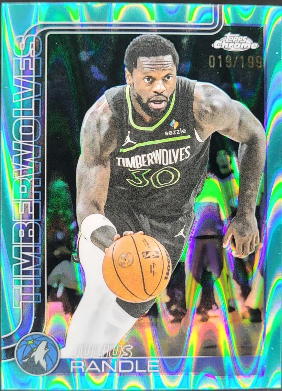 Julius Randle [RayWave Aqua Refractor] #123