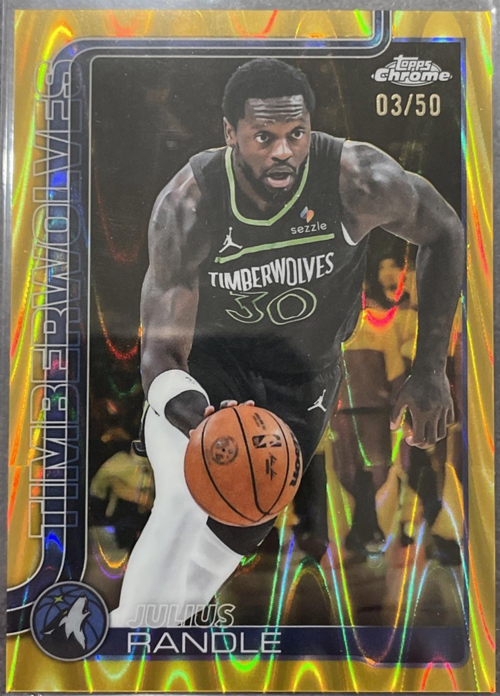 Julius Randle [RayWave Gold Refractor] #123