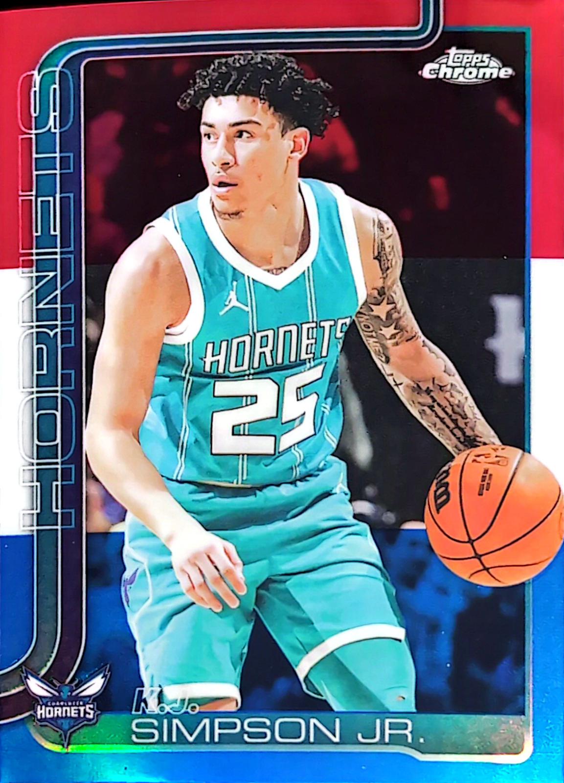K.J. Simpson Jr. [Red White Blue Refractor] #45