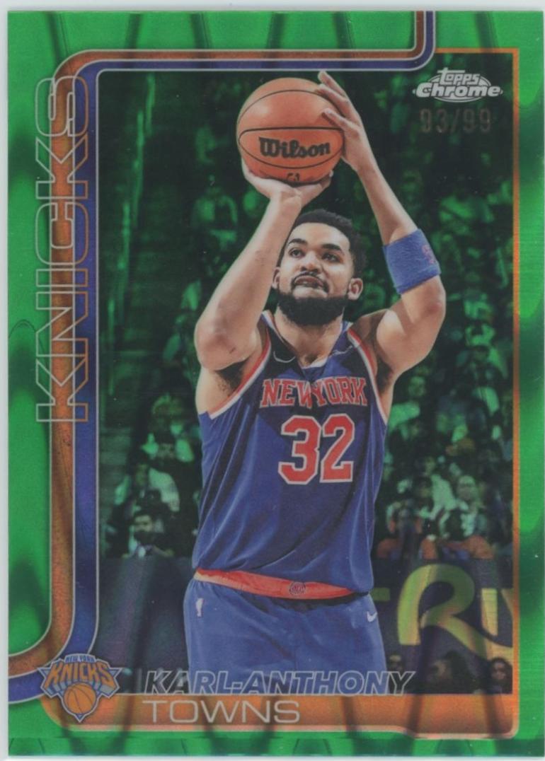 Karl-Anthony Towns [Green Refractor] #179