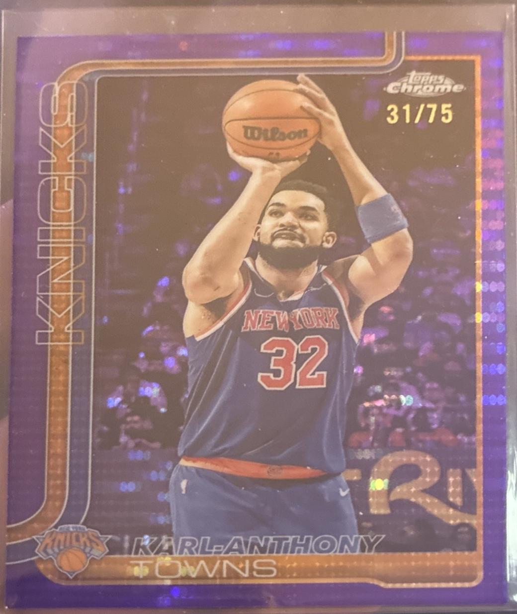 Karl-Anthony Towns [Pulsar Purple Refractor] #179