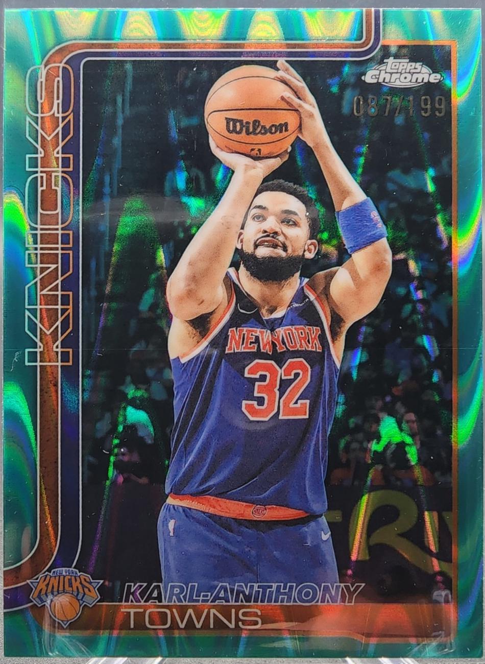 Karl-Anthony Towns [RayWave Aqua Refractor] #179