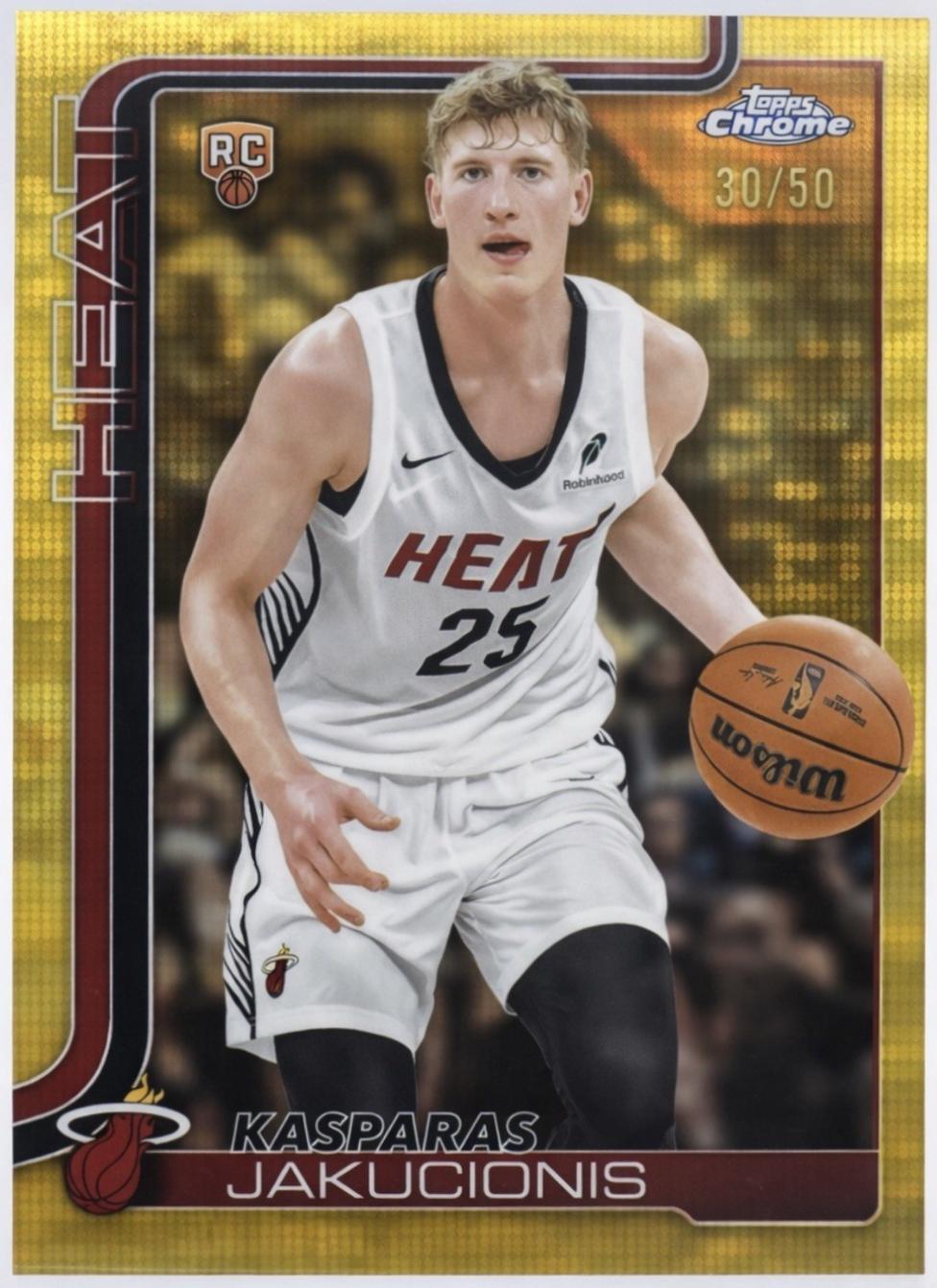 Kasparas Jakucionis [Gold Wave Refractor] #270