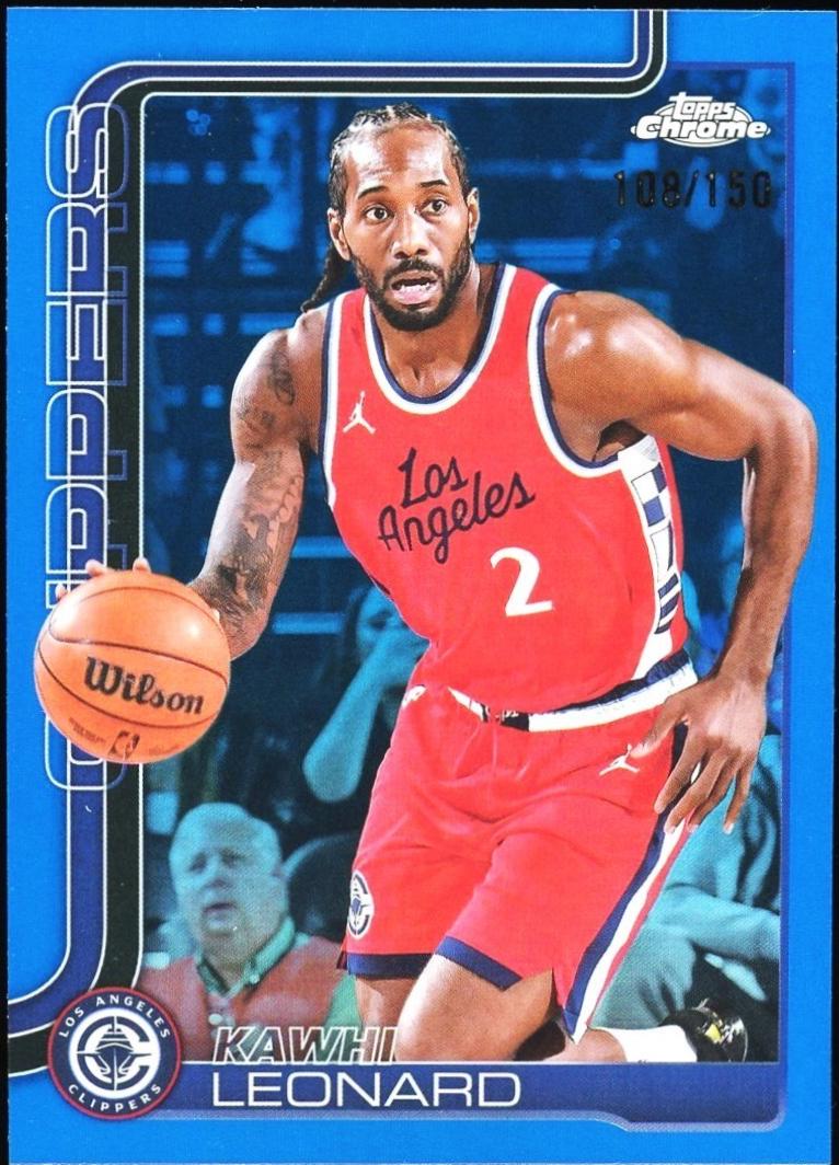 Kawhi Leonard [Blue Refractor] #44