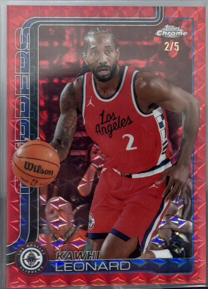 Kawhi Leonard [Pulsar Red Refractor] #44
