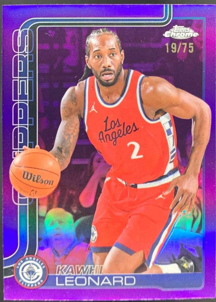 Kawhi Leonard [Purple Refractor] #44
