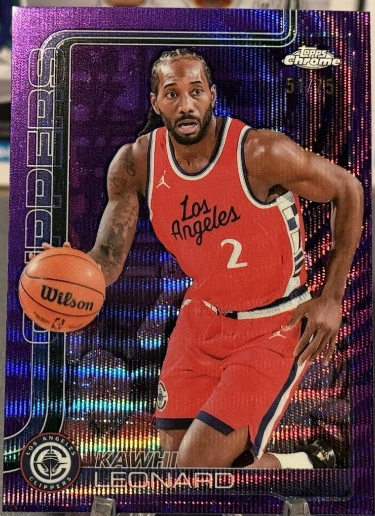 Kawhi Leonard [Purple Wave Refractor] #44
