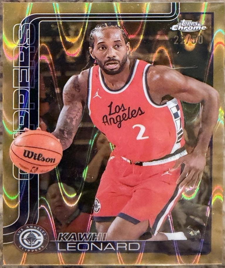 Kawhi Leonard [RayWave Gold Refractor] #44