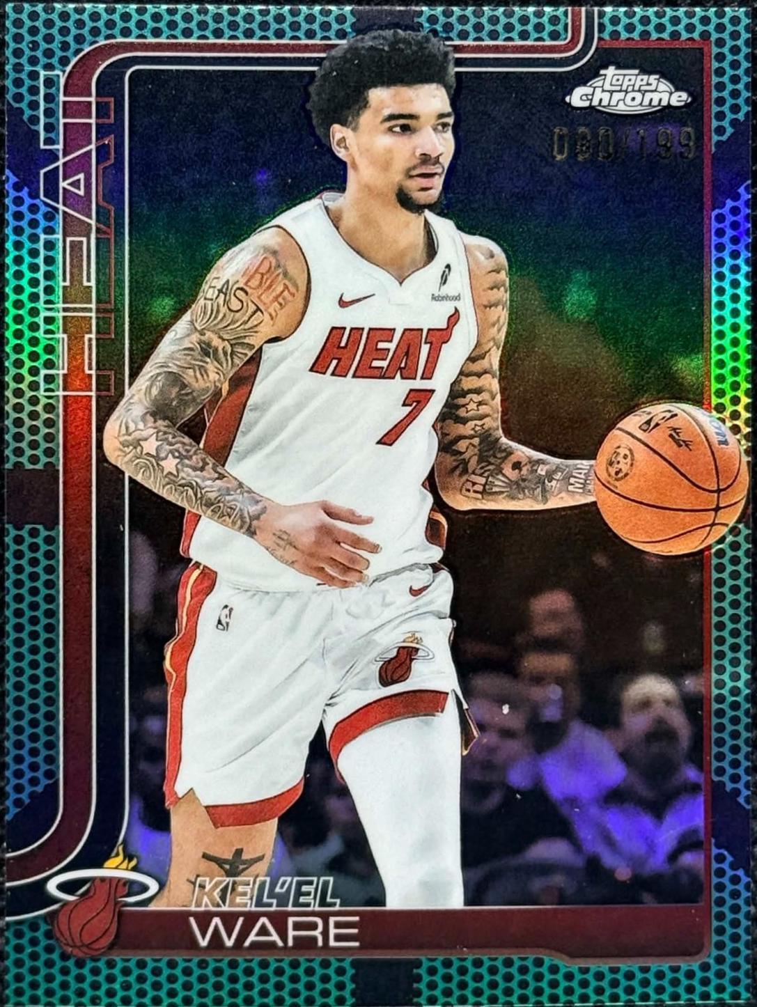 Kel'el Ware [Aqua Basketball Refractor] #129