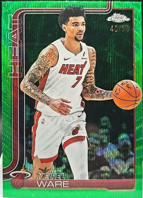 Kel'el Ware [Green Basketball Refractor] #129