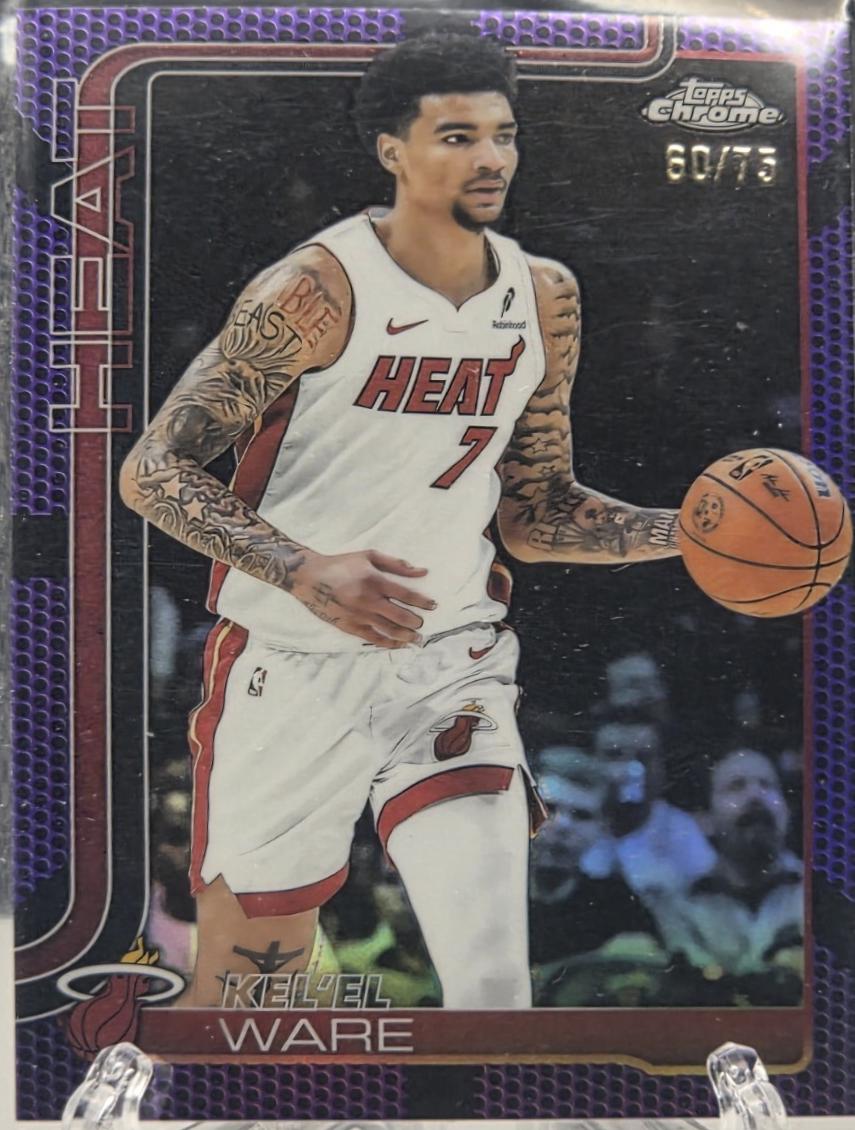 Kel'el Ware [Purple Basketball Refractor] #129