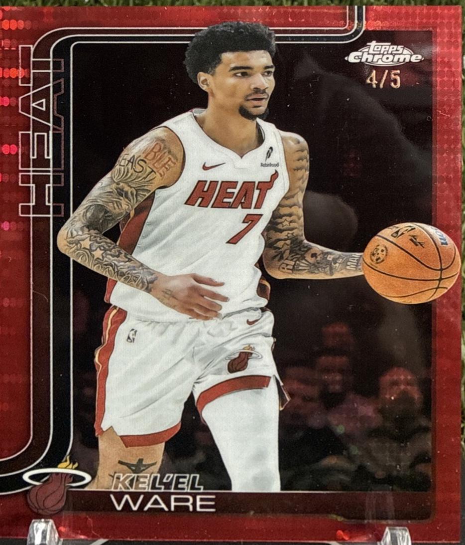 Kel'el Ware [Red Basketball Refractor] #129