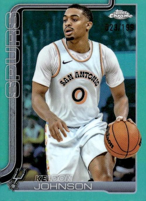 Keldon Johnson [Aqua Refractor] #220