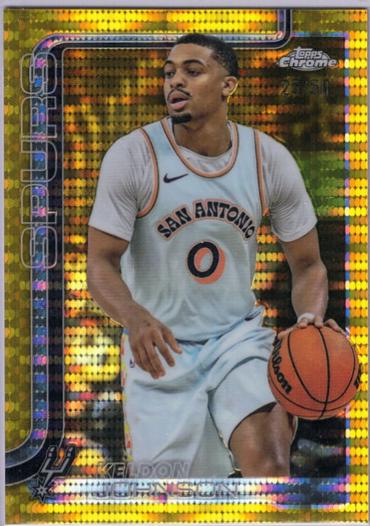Keldon Johnson [Gold Basketball Refractor] #220