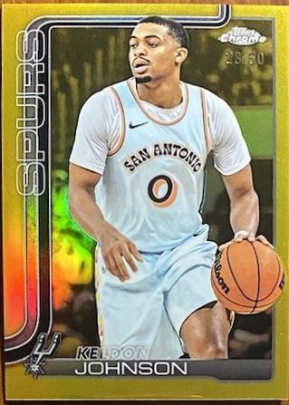 Keldon Johnson [Gold Refractor] #220