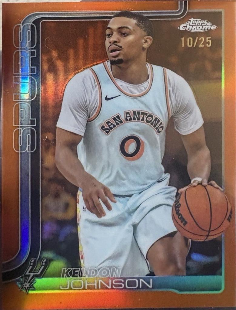 Keldon Johnson [Orange Refractor] #220