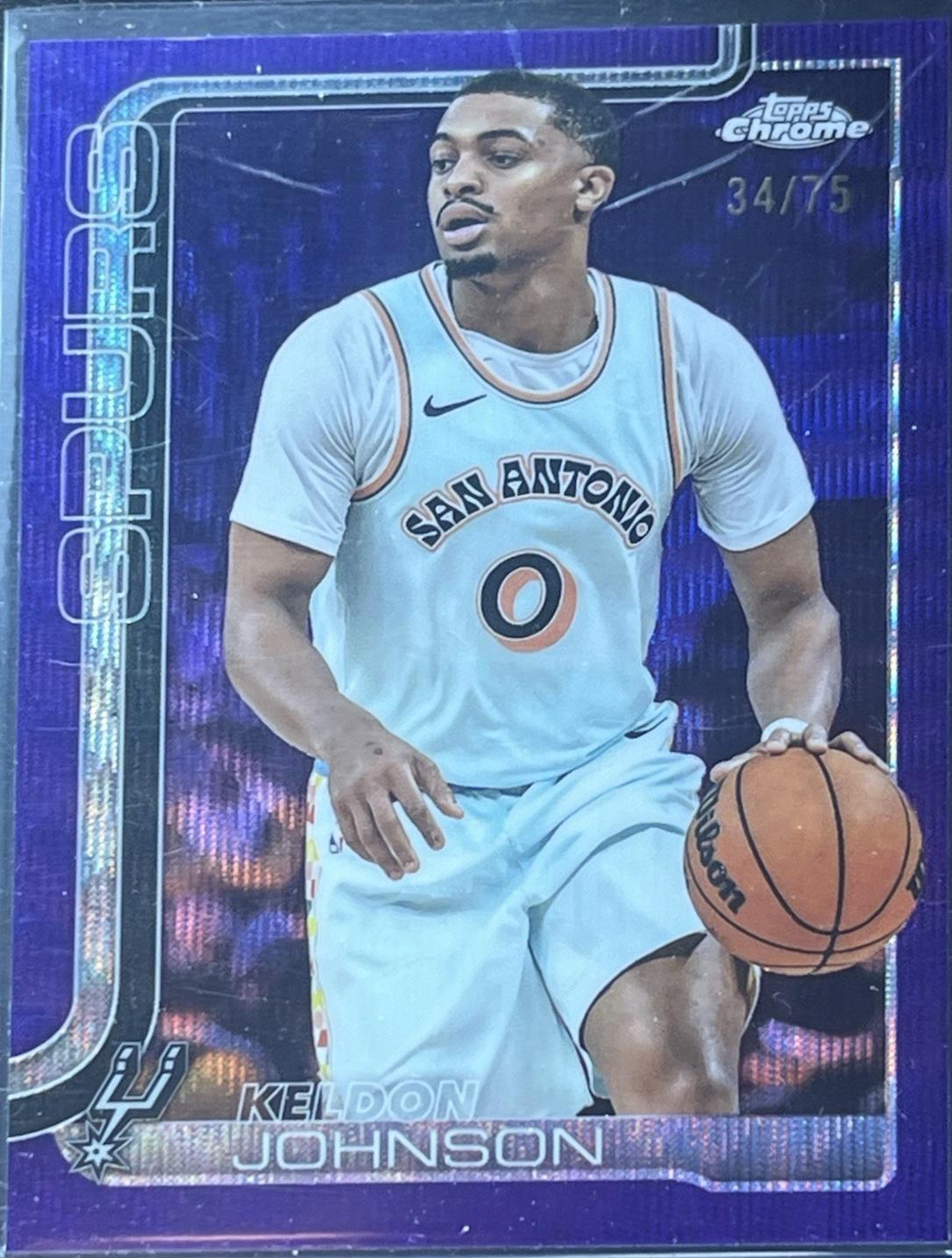 Keldon Johnson [Purple Refractor] #220