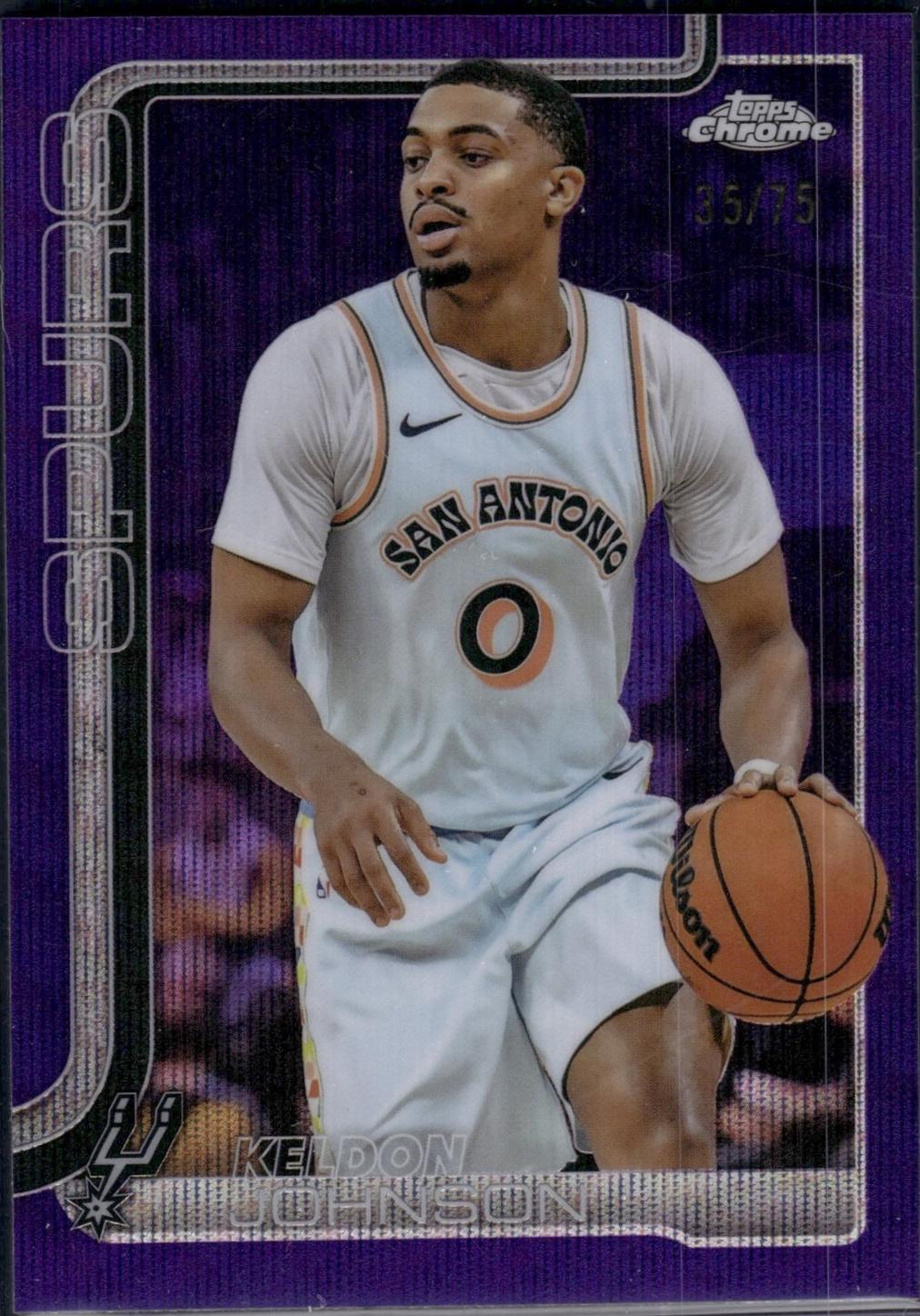 Keldon Johnson [Purple Wave Refractor] #220