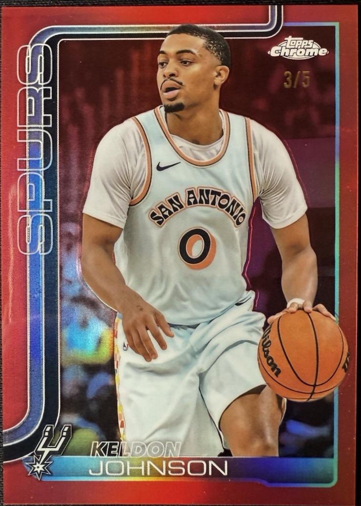 Keldon Johnson [Red Refractor] #220