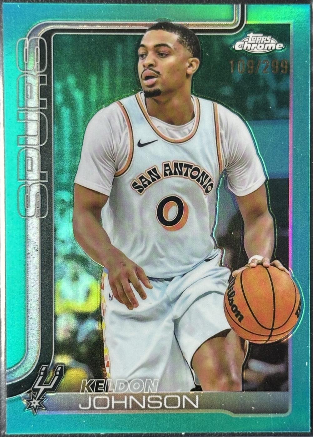 Keldon Johnson [Teal Refractor] #220
