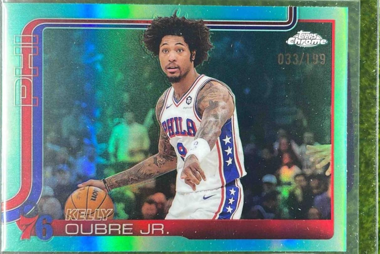 Kelly Oubre Jr. [Aqua Basketball Refractor] #114