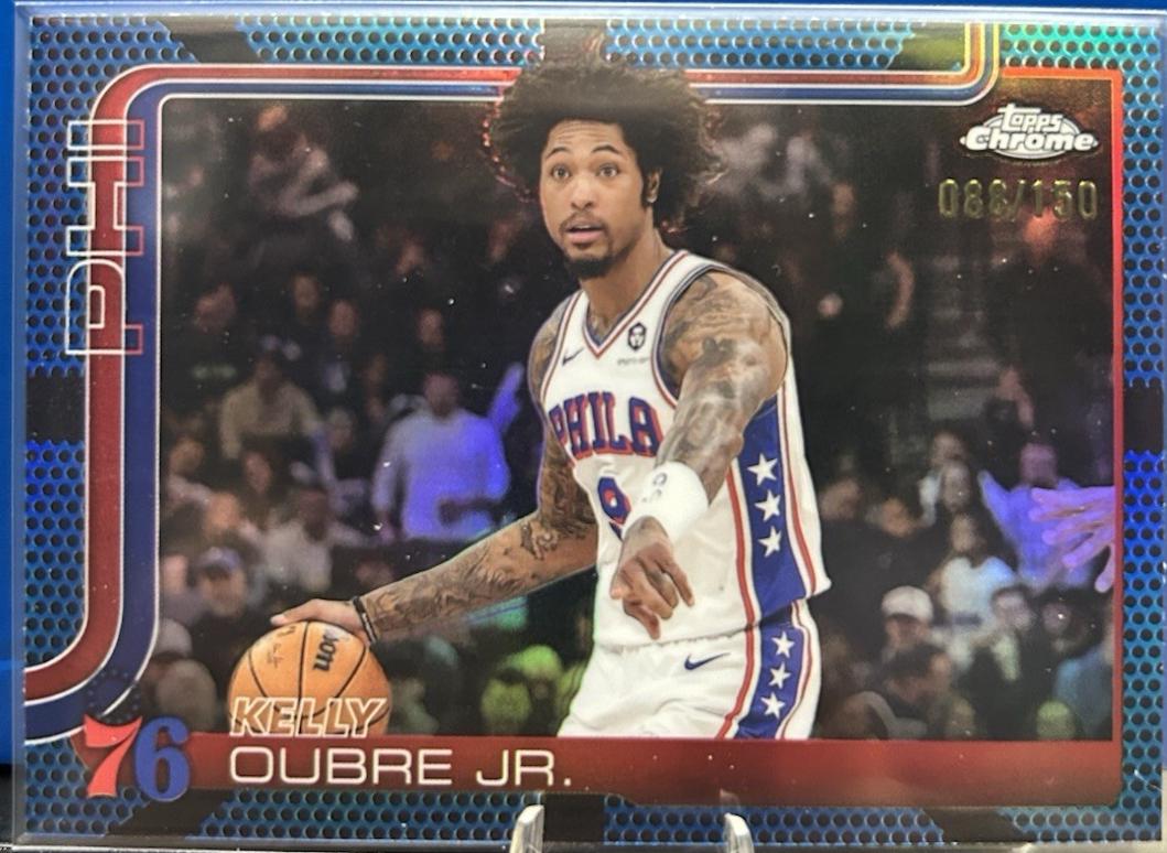 Kelly Oubre Jr. [Blue Basketball Refractor] #114
