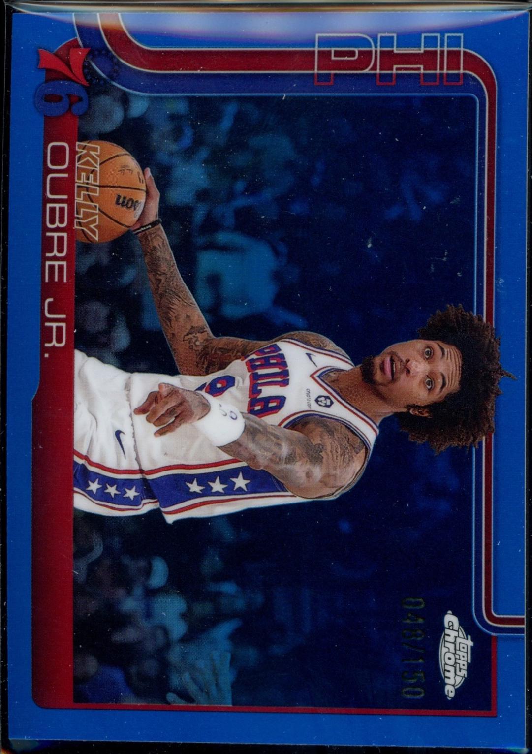 Kelly Oubre Jr. [Blue Wave Refractor] #114