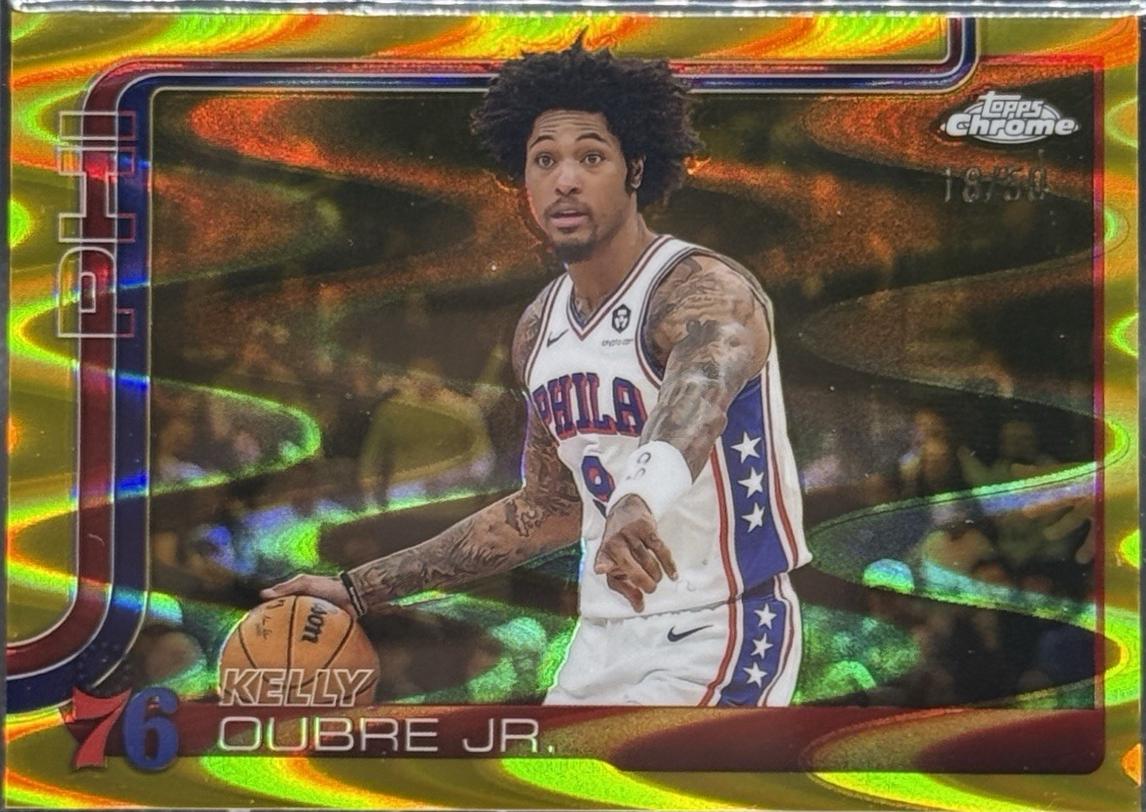 Kelly Oubre Jr. [Gold Wave Refractor] #114