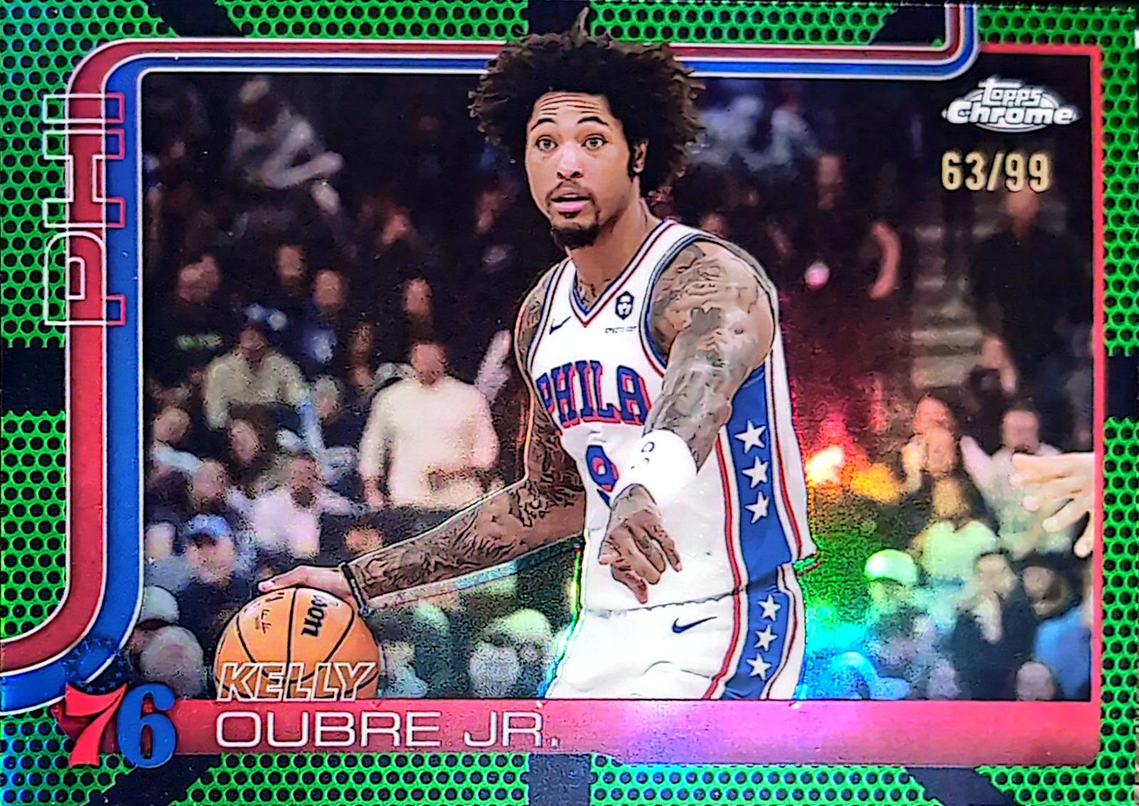 Kelly Oubre Jr. [Green Basketball Refractor] #114