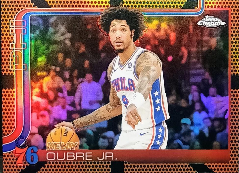 Kelly Oubre Jr. [Orange Basketball Refractor] #114
