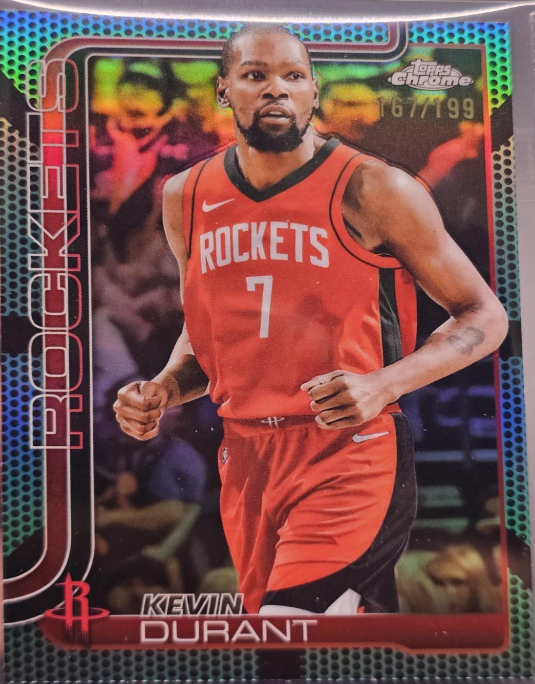 Kevin Durant [Aqua Refractor] #155
