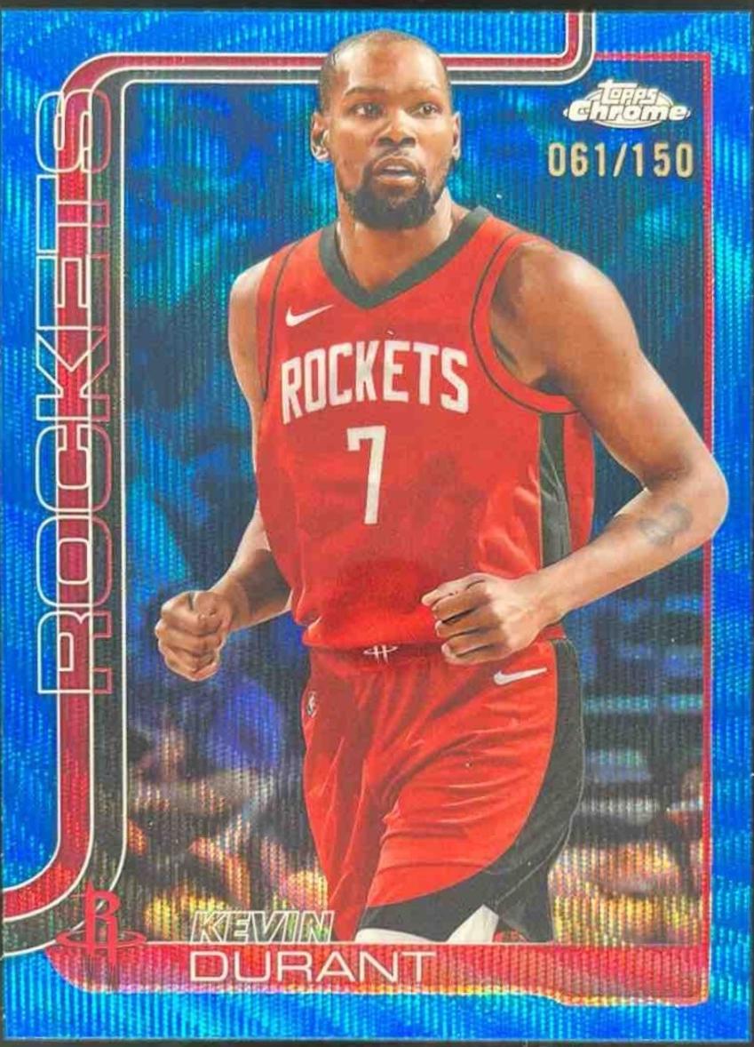 Kevin Durant [Blue Wave Refractor] #155