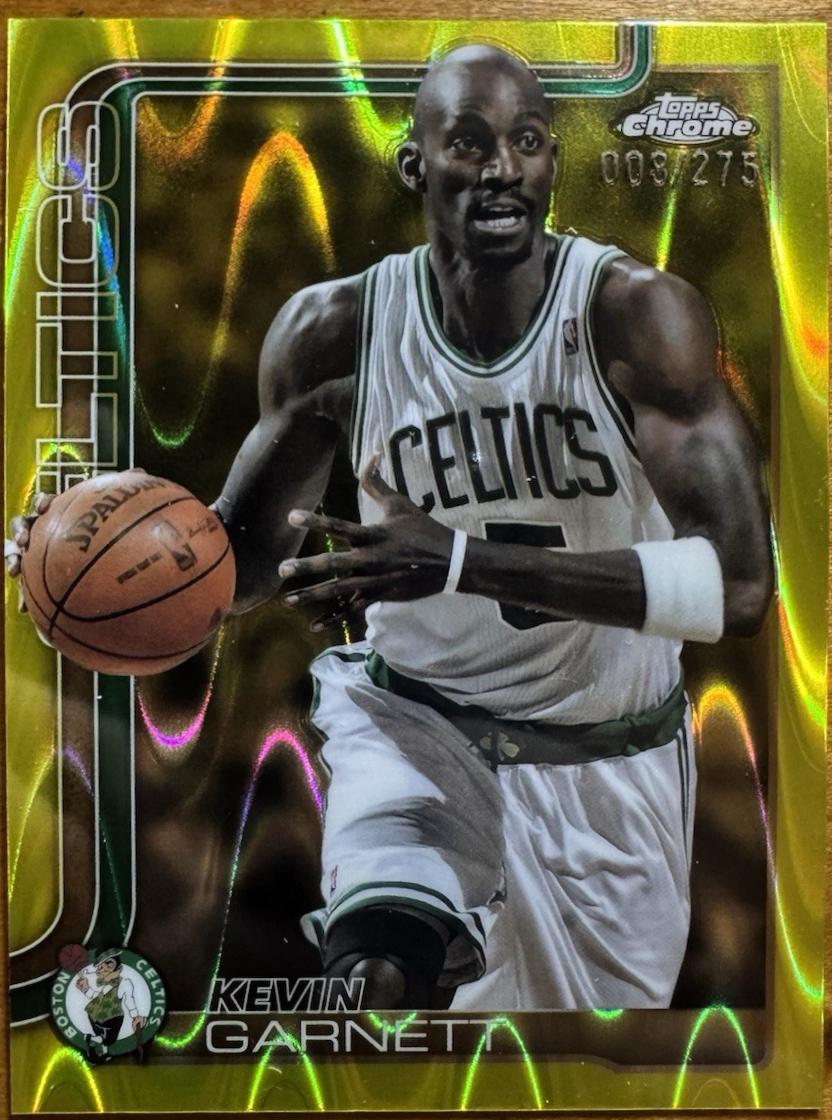 Kevin Garnett [Yellow Refractor] #247