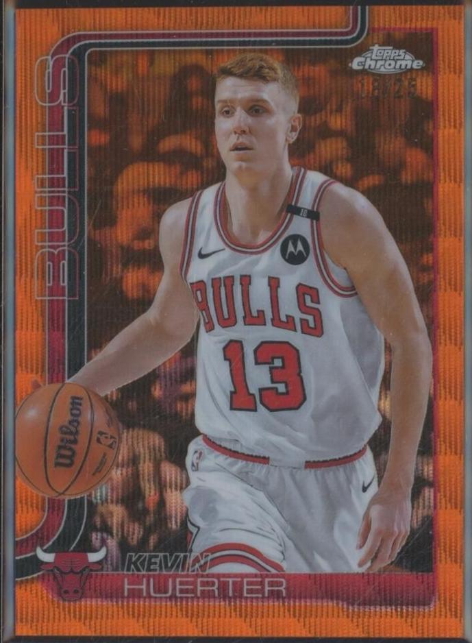 Kevin Huerter [Orange Wave Refractor] #43